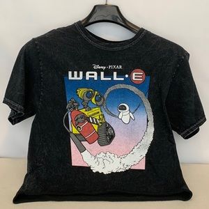 Pixar Black WALL•E Crop Top Size S